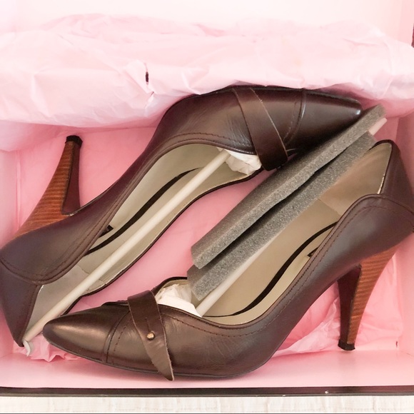 Steven Anguish Brown Leather Heel, Size 9 - Picture 8 of 8